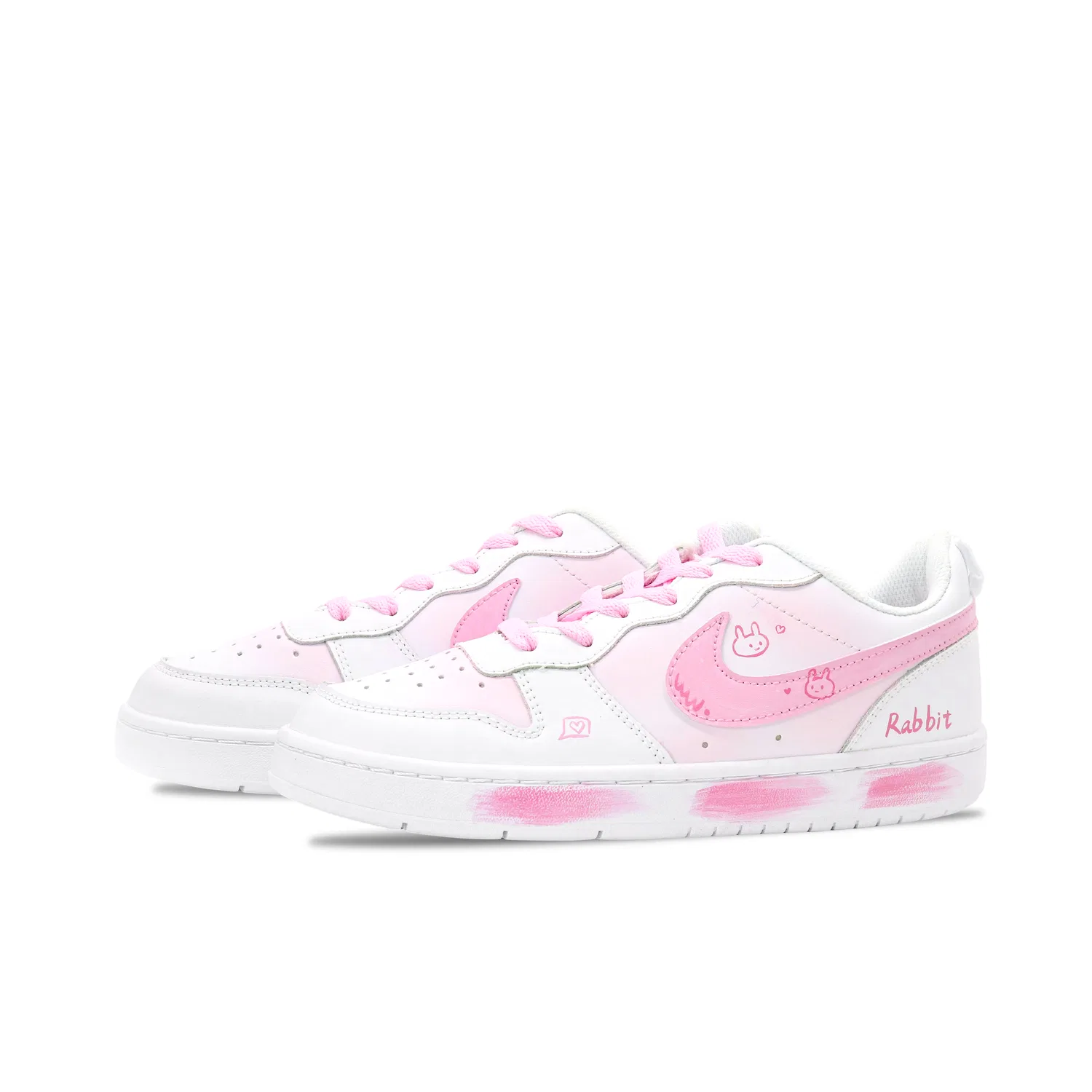 Детские кроссовки для скейтбординга Court Borough, Nike, Pink — фото 4