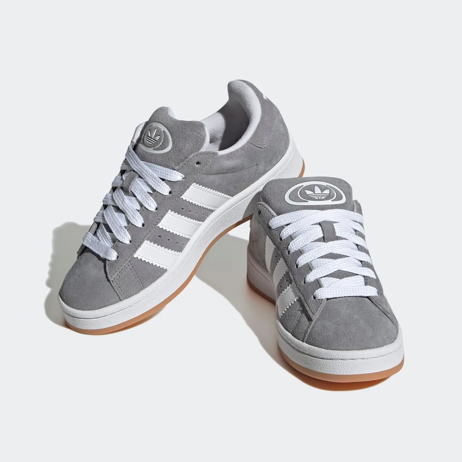 Детские кроссовки в ретро-стиле Campus 00s Adidas Originals, Grey/White/White