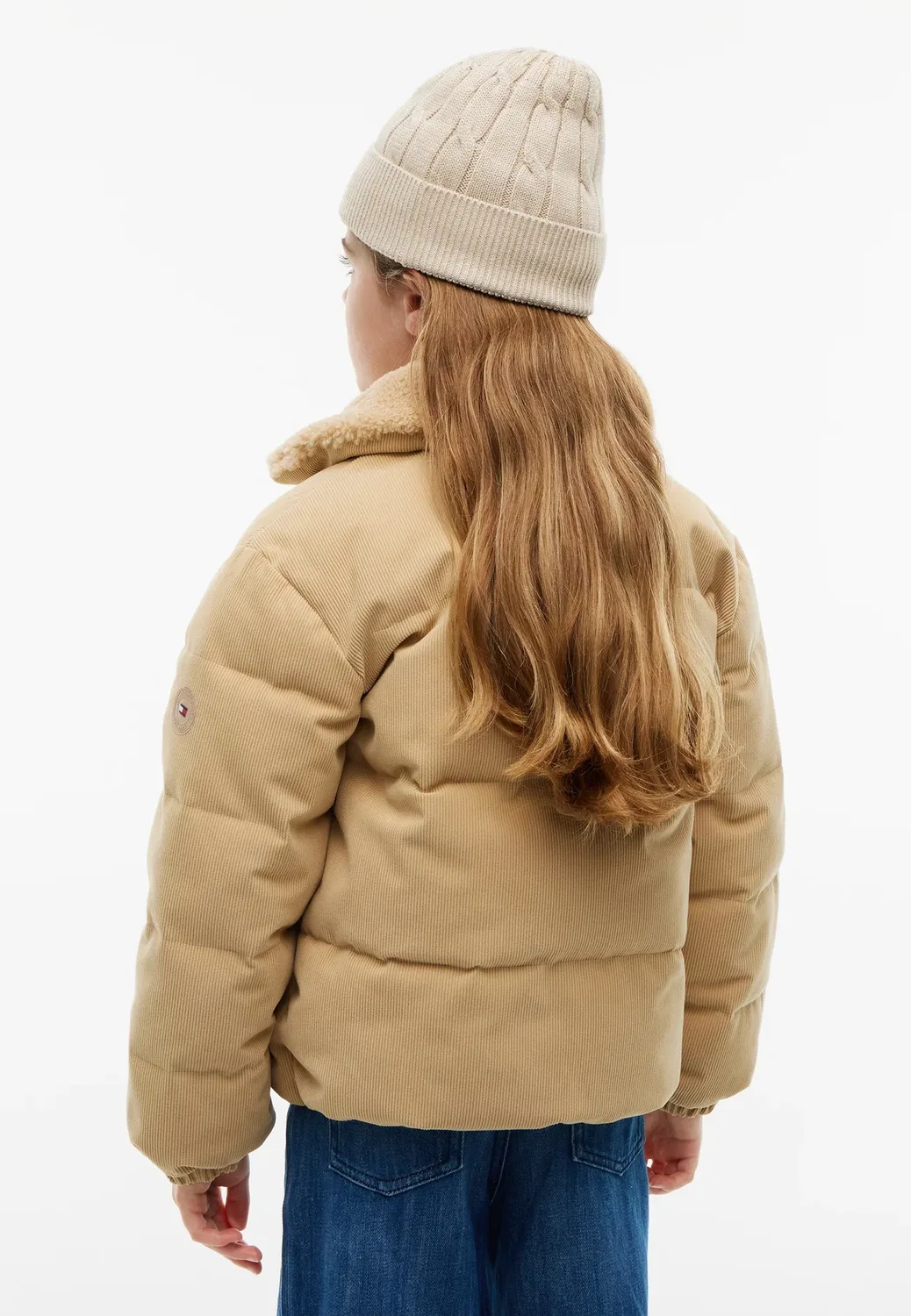 Пуховик - зимняя куртка Tommy Hilfiger, Gentle Gold-Colored — фото 3