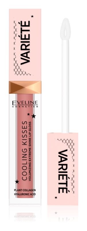 

Увлажняющий блеск для губ с охлаждающим эффектом Eveline Cosmetics Variété Cooling Kisses, оттенок 03 Star гlow 6,8 мл