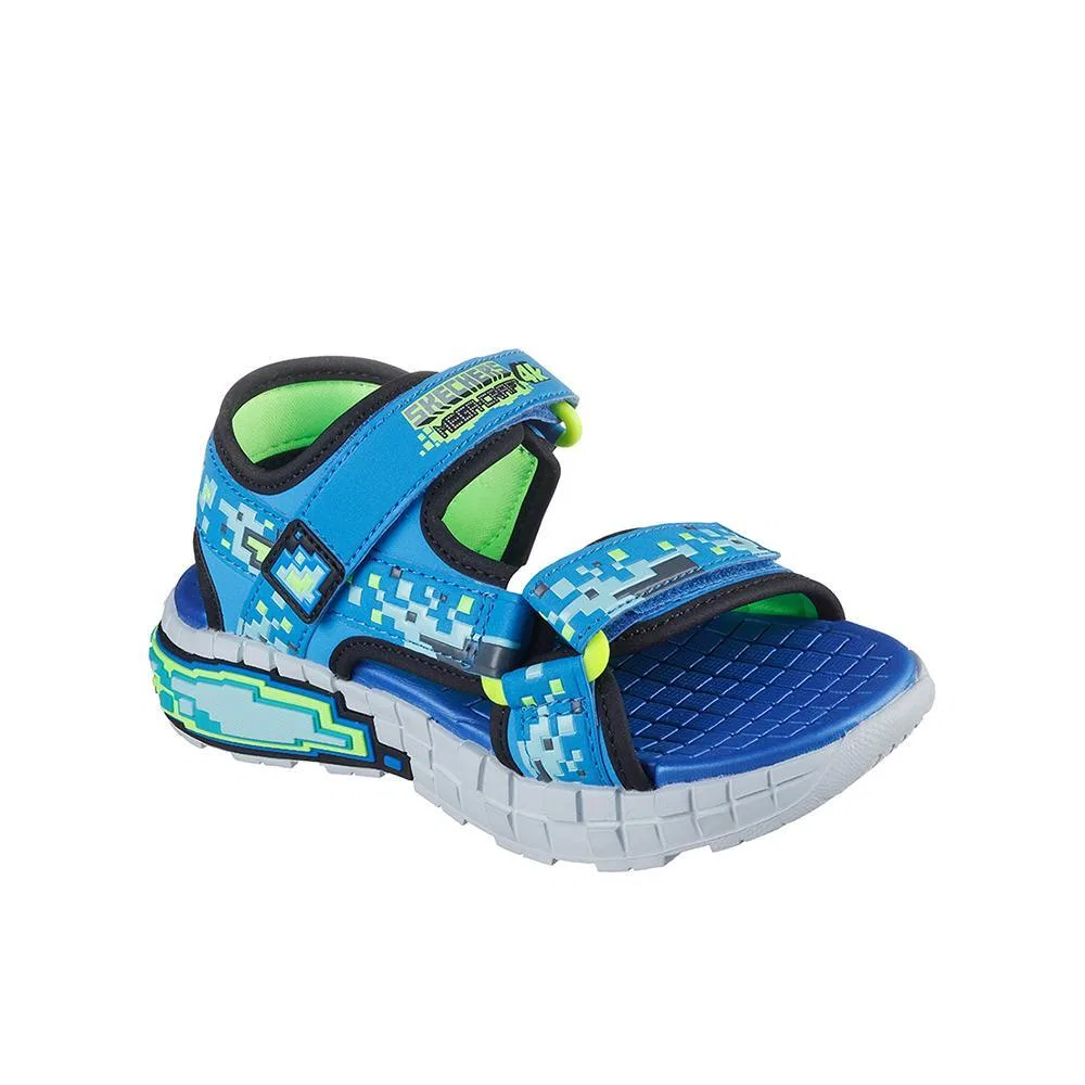 Детские сандалии с закрытым носком Mega Splash Skechers, Blau — фото 2