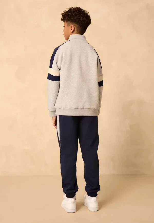 Комплект из кофты и брюк, высокий воротник, Funnel neck set, Next, серый — фото 3