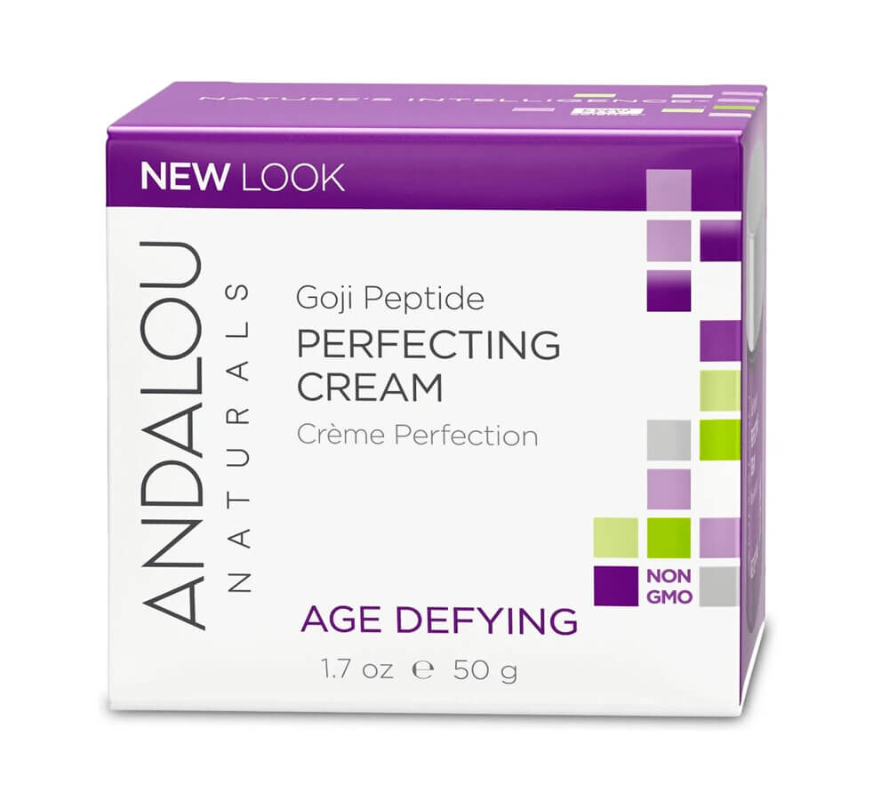 Крем для лица Andalou Naturals Пептидный питательный с ягодами годжи — фото 4