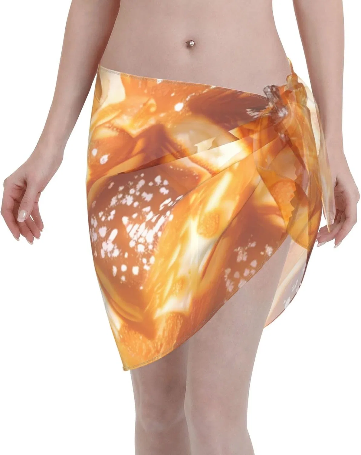 Женская пляжная накидка с принтом арбуза, Polyester, Texture 12
