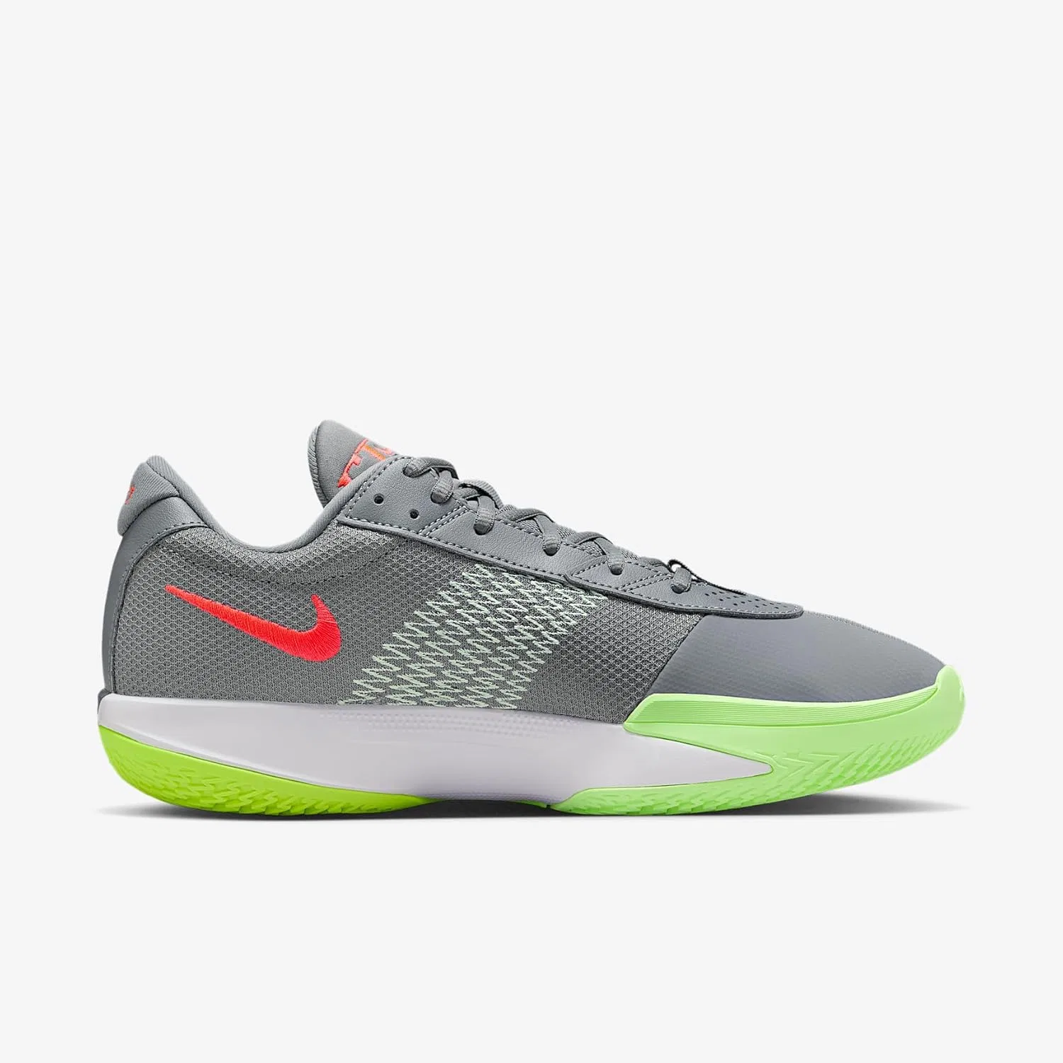 Мужские баскетбольные кроссовки NIKE Air Zoom GT Cut Academy, Smoke Grey Dk Smoke Grey Barel — фото 3