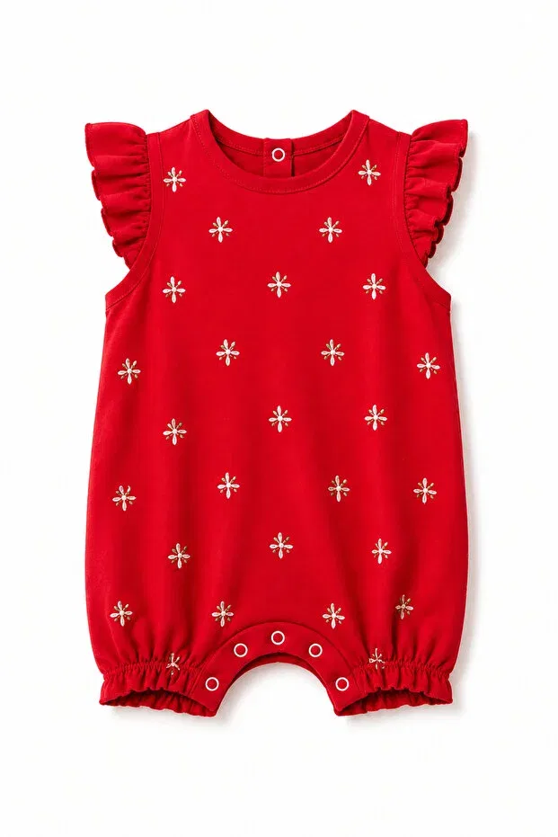 Детский комбинезон для девочек хлопковый Liliyum, Red