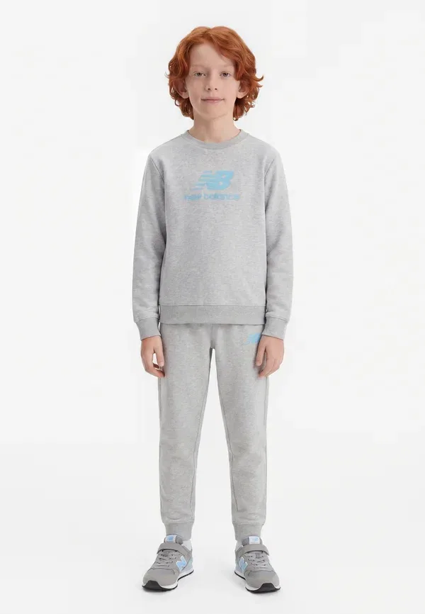 Спортивный костюм, флис, New Balance, Athletic Grey Heather, серый