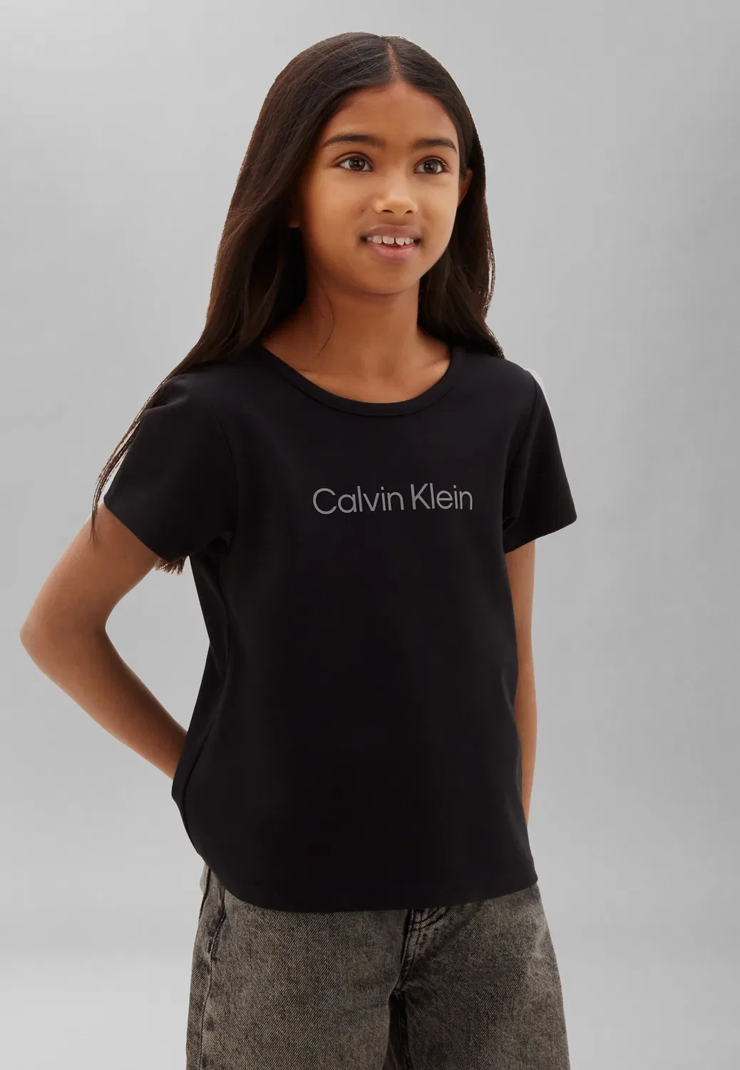 Футболка с логотипом Punto Calvin Klein Jeans, Black — фото 3