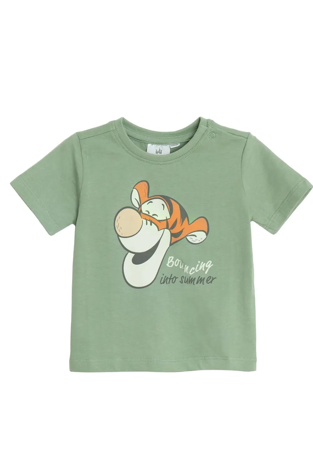 Детская футболка с принтом Tigger Cool Club, Green