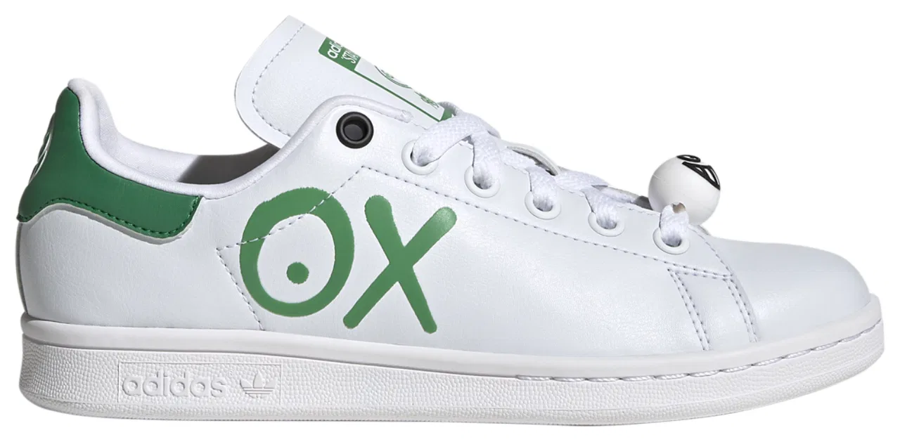 Детские кеды для мальчиков Stan Smith adidas, White/White/Core Black