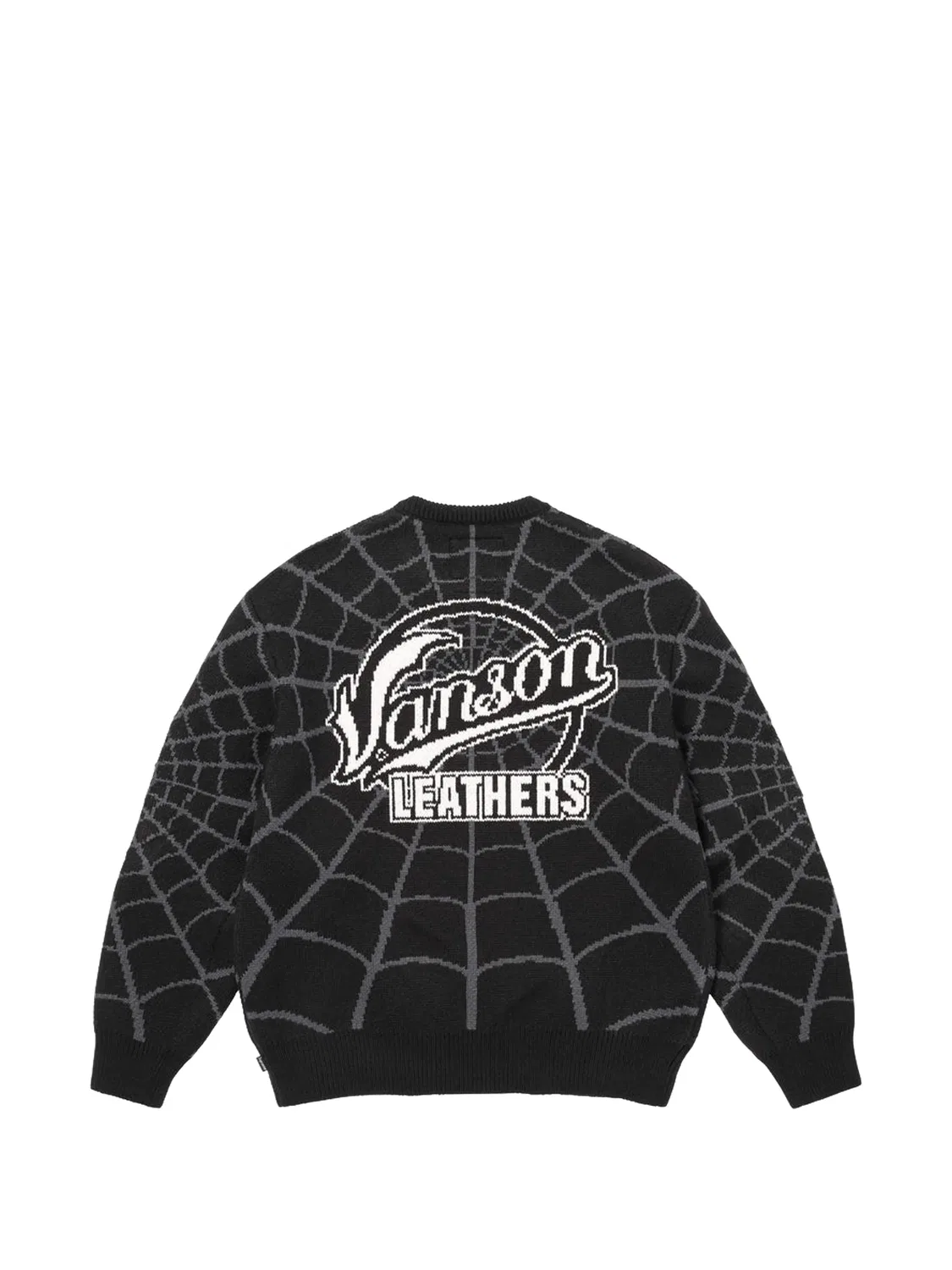 Свитер Spider-Man из коллаборации с Vanson Leathers x Marvel Supreme, черный — фото 2