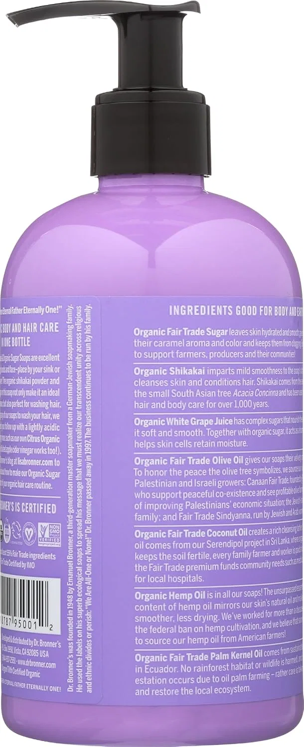 Жидкое мыло для рук и тела Shikakai, Dr. Bronner's, 354.9 мл — фото 2