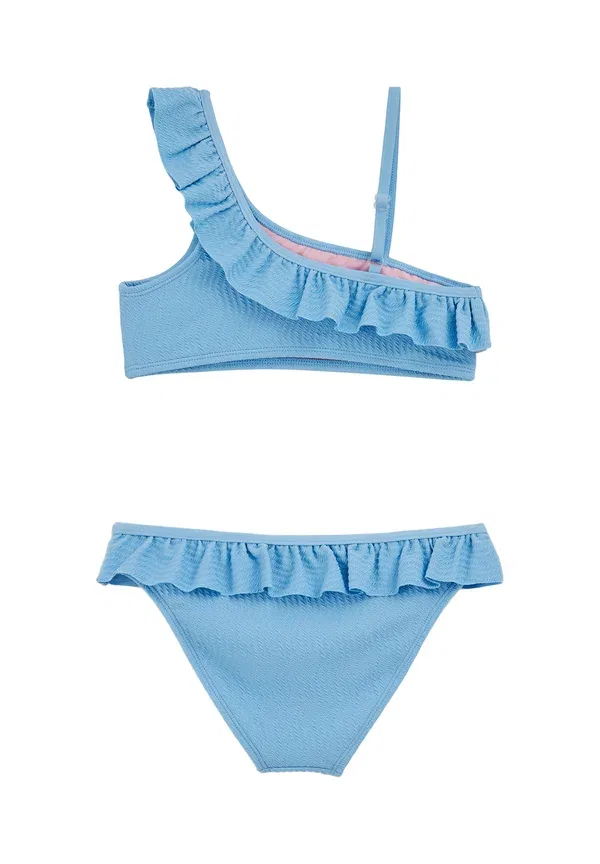 Купальник бикини с регулируемыми бретелями We Fashion Light Blue, светло-голубой — фото 2