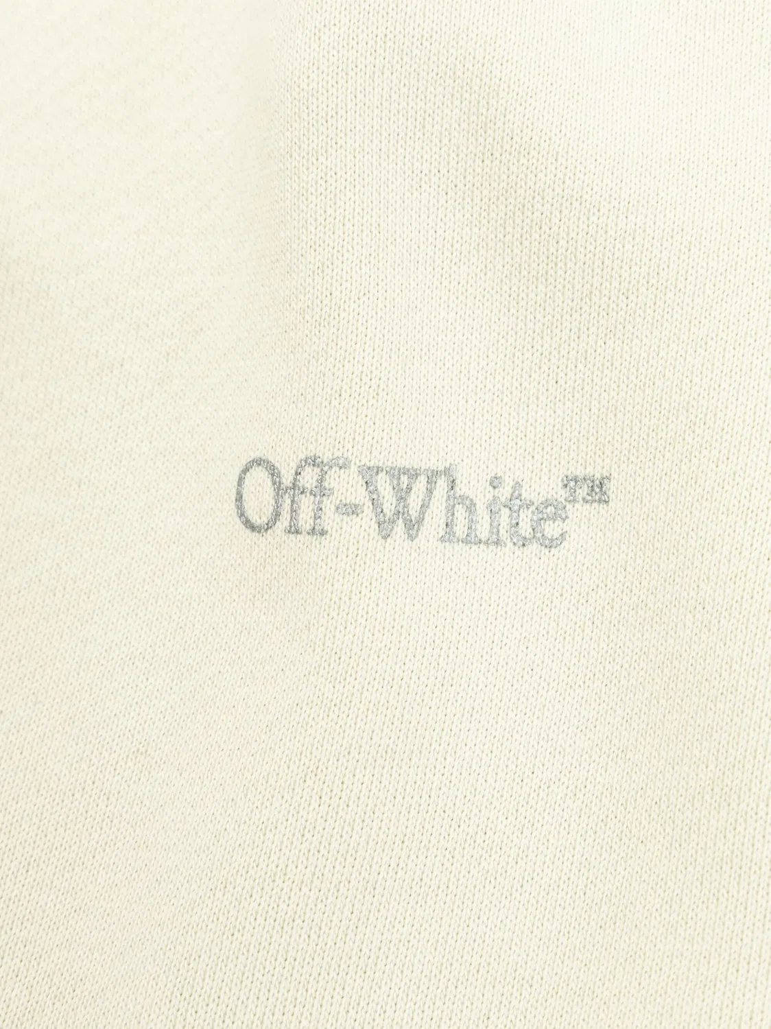Хлопковая юбка OFF-WHITE, белый — фото 4