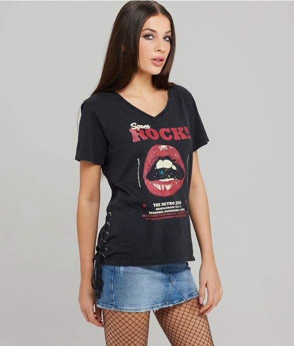 

Каталонская футболка Retro Jeans, черный