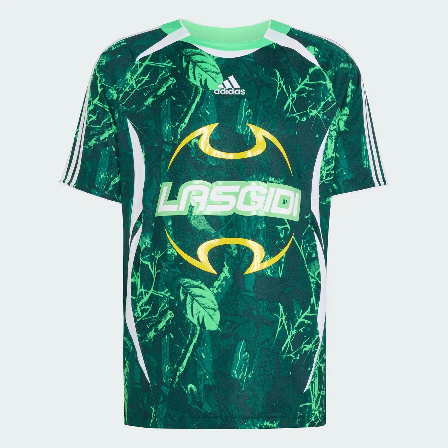Мужское джерси с графичным принтом Lagos Adidas Originals, зеленый — фото 4