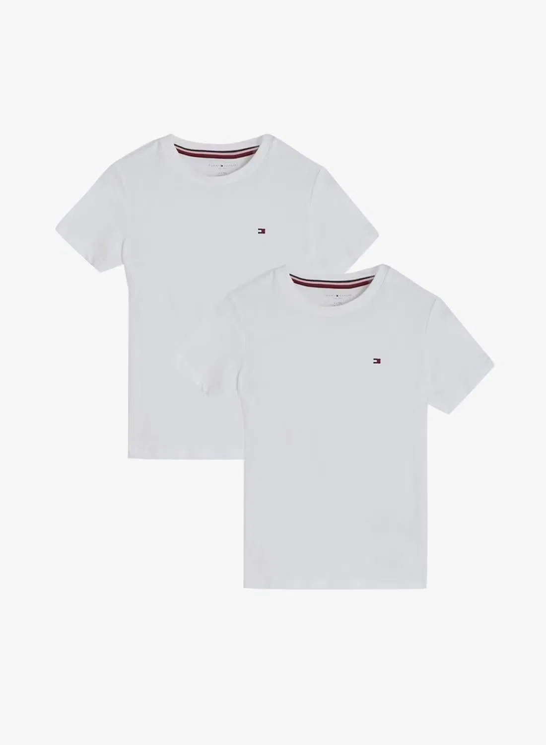 Футболки с коротким рукавом комплект 2 шт. Tommy Hilfiger, белый — фото 4