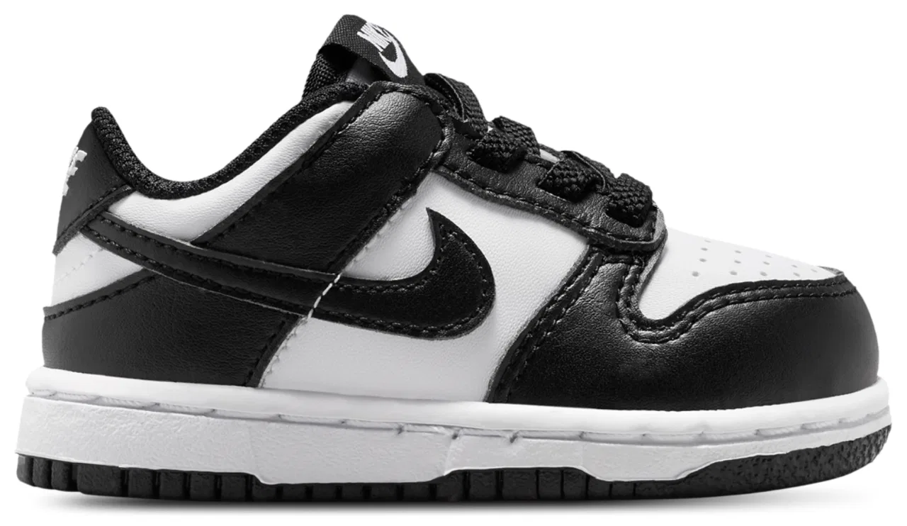 Кроссовки для мальчиков Dunk Low Nike, цвет White/Black/White