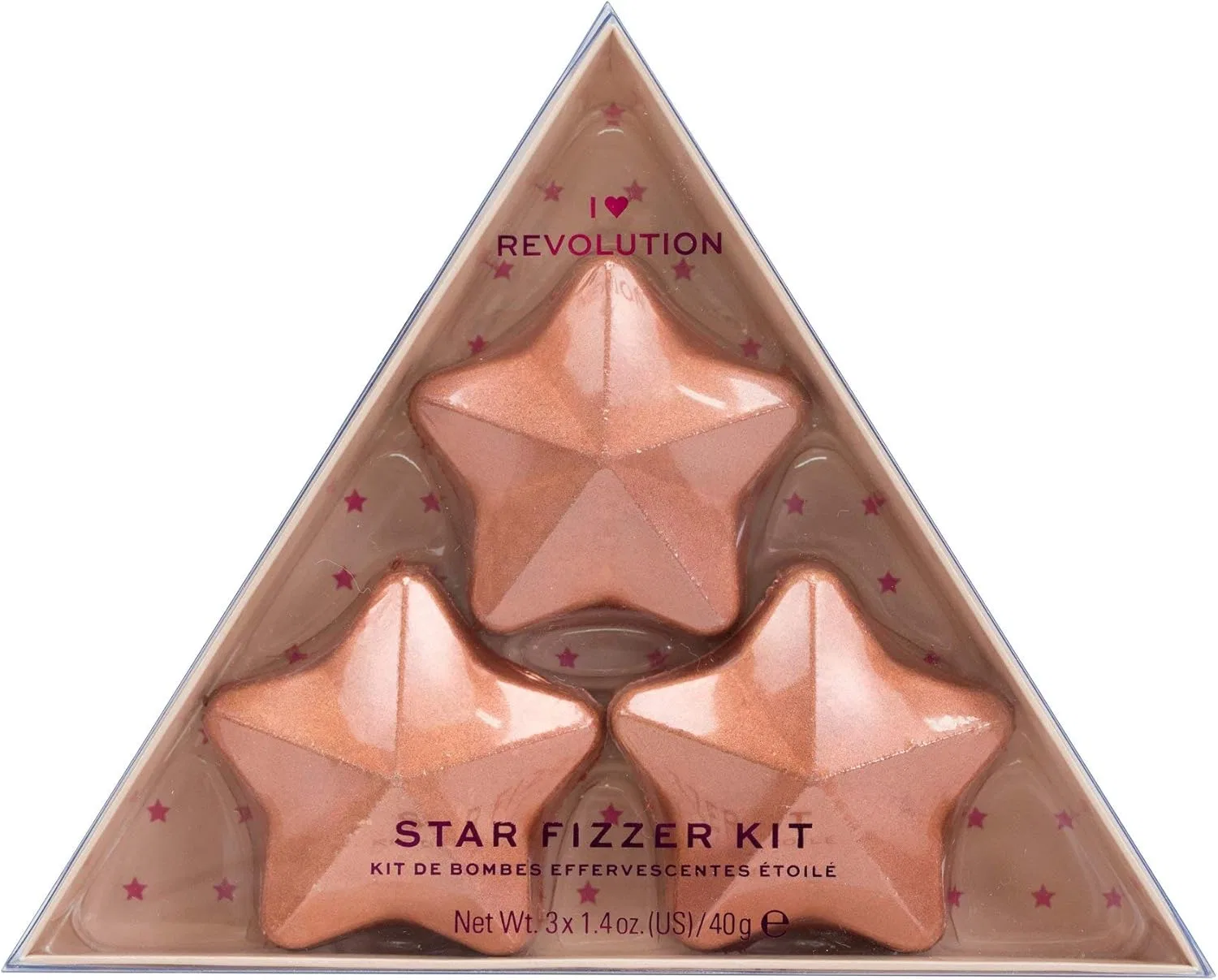 Набор бомбочек для ванны Star Fizzer, MakeUp Revolution, 40 г