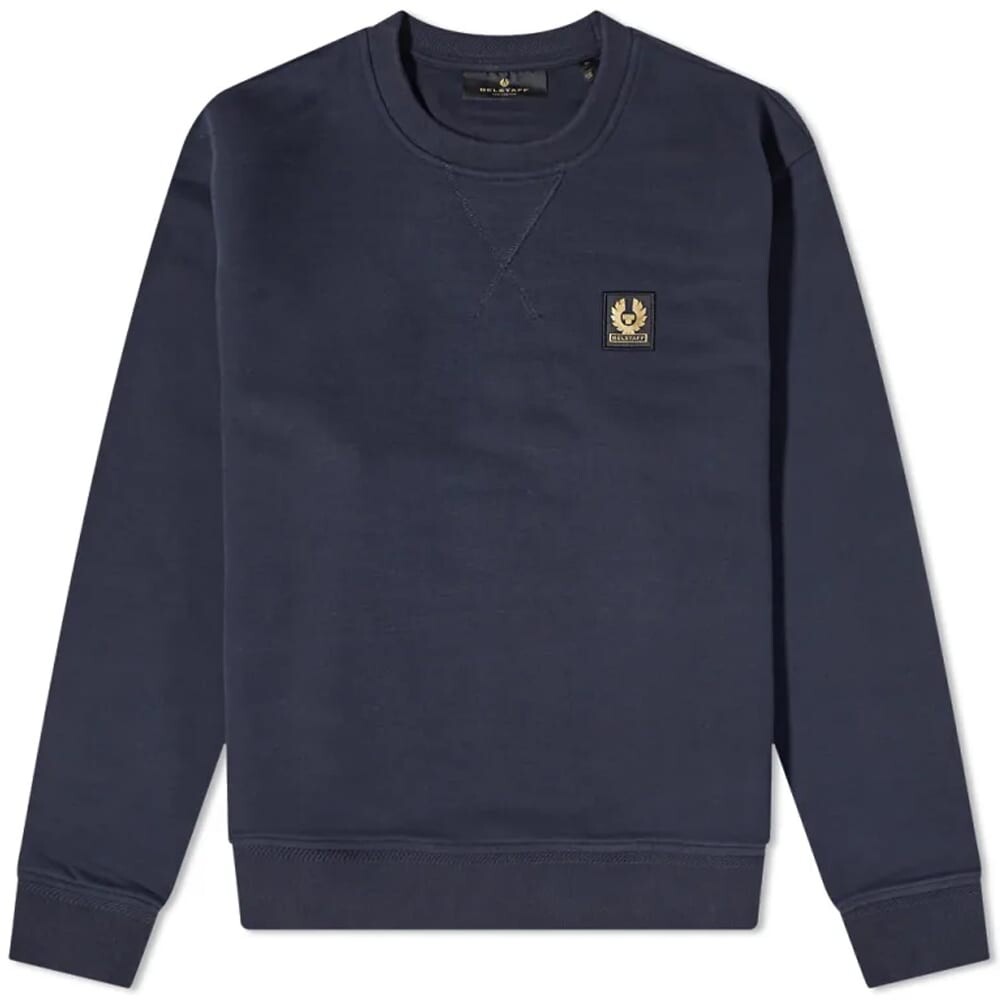 

Толстовка Belstaff Patch Crew Sweat, Серый, Толстовка Belstaff Patch Crew Sweat