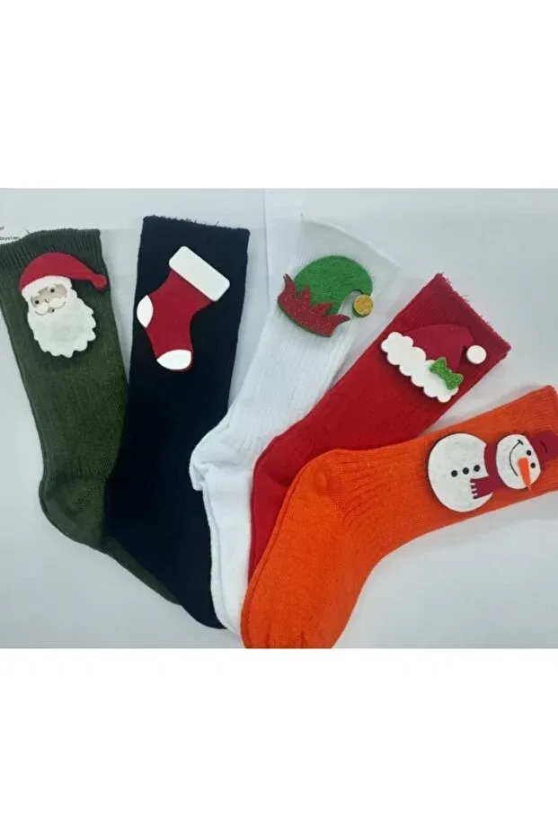 Детские носки для новорожденных с принтом Özkardeşler Baby, Khaki Black White Red Orange
