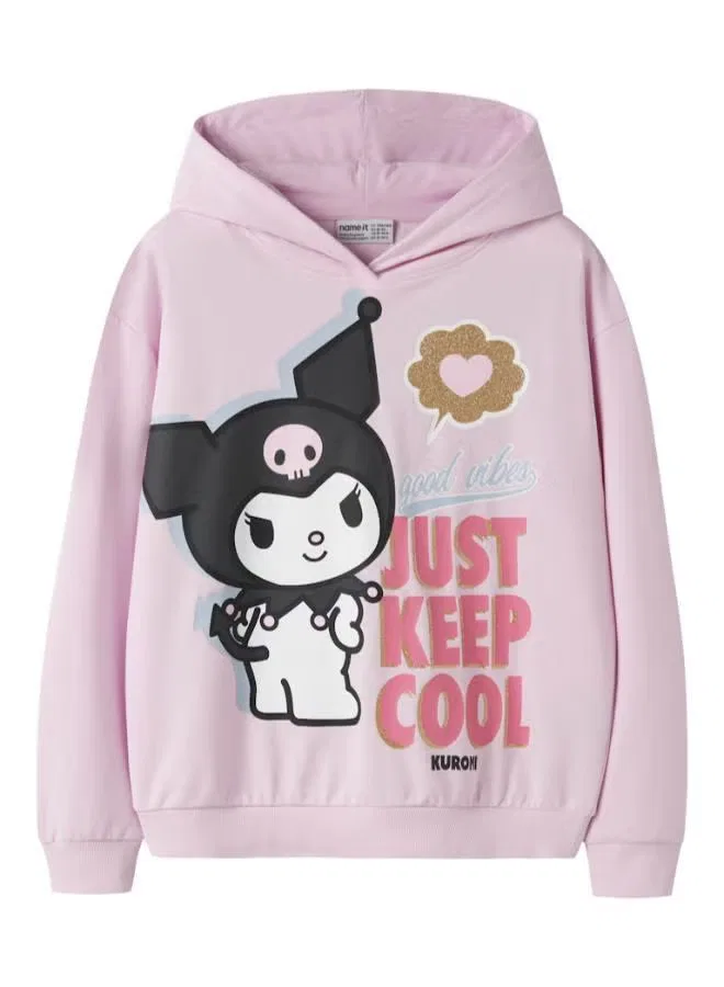 Свитшот с принтом Hello Kitty Name It, розовый