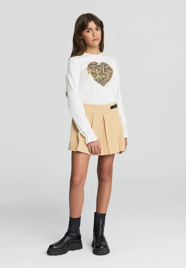 Лонгслив с принтом Long sleeved top Terranova, Bianco Lana, белый