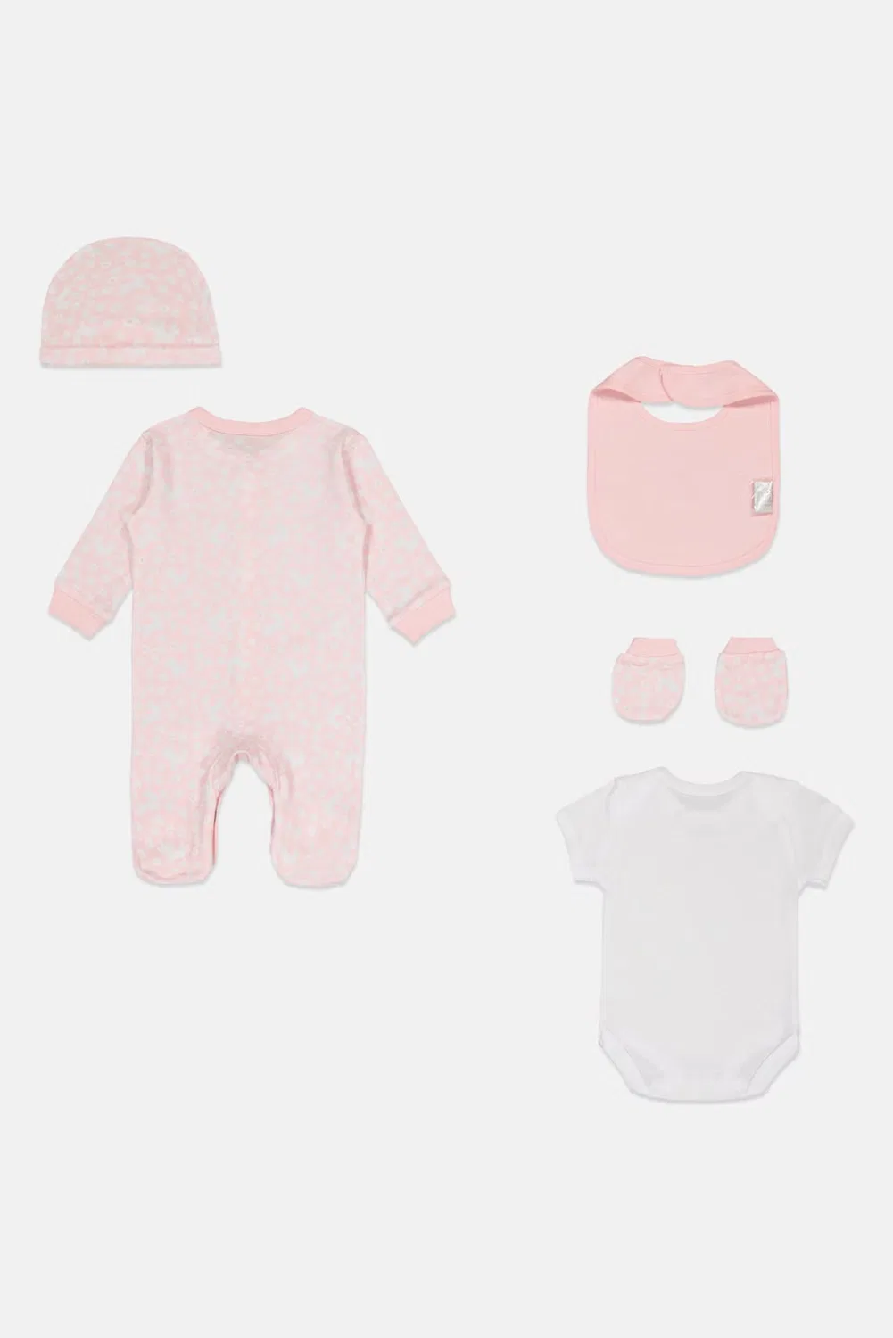 Комплект детской одежды с принтом из 5 предметов, Rock-A-Bye Baby Boutique, разноцветный — фото 2