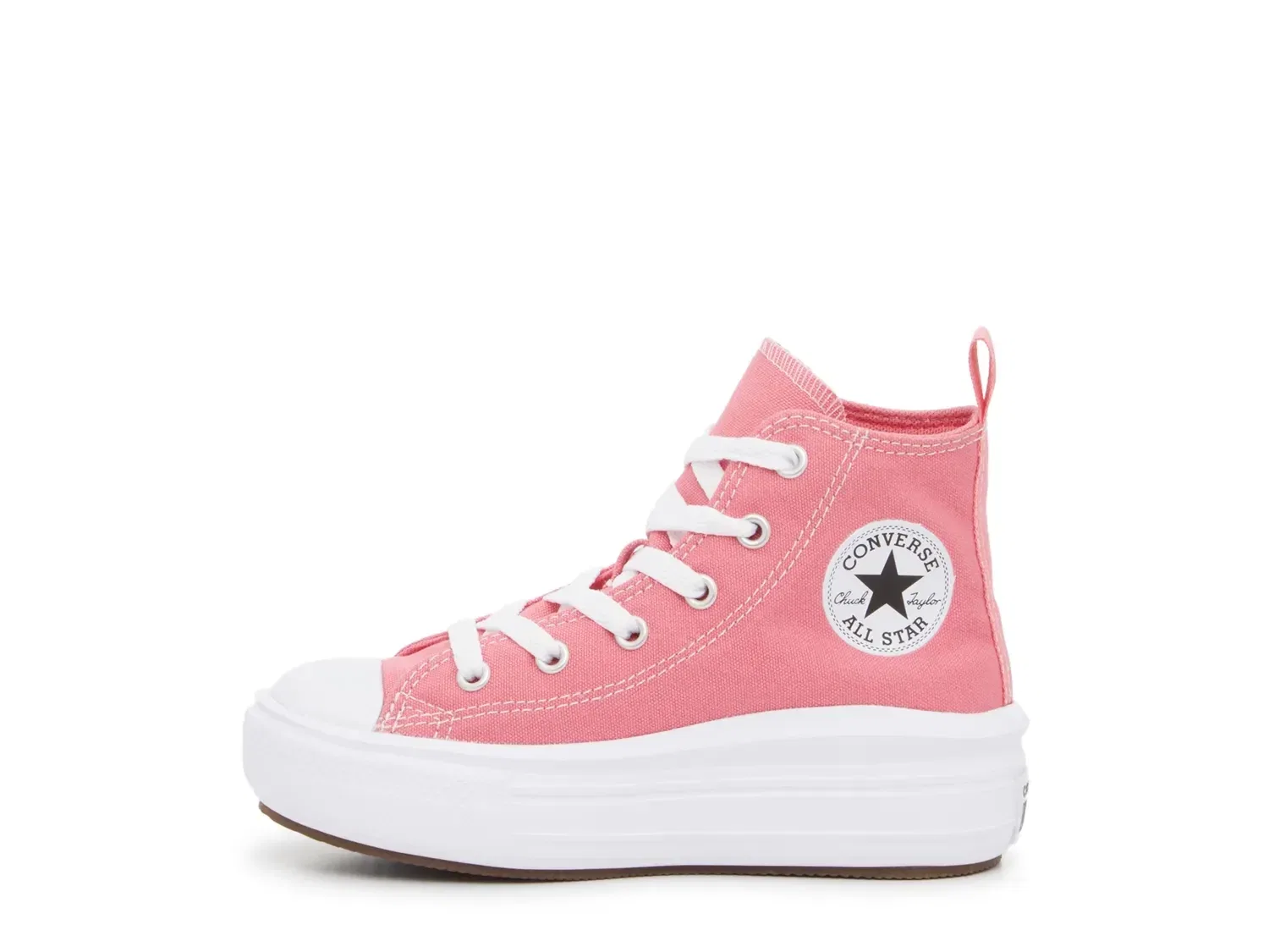 Кеды высокие платформа Chuck Taylor All Star Move Converse, Bright Pink — фото 3