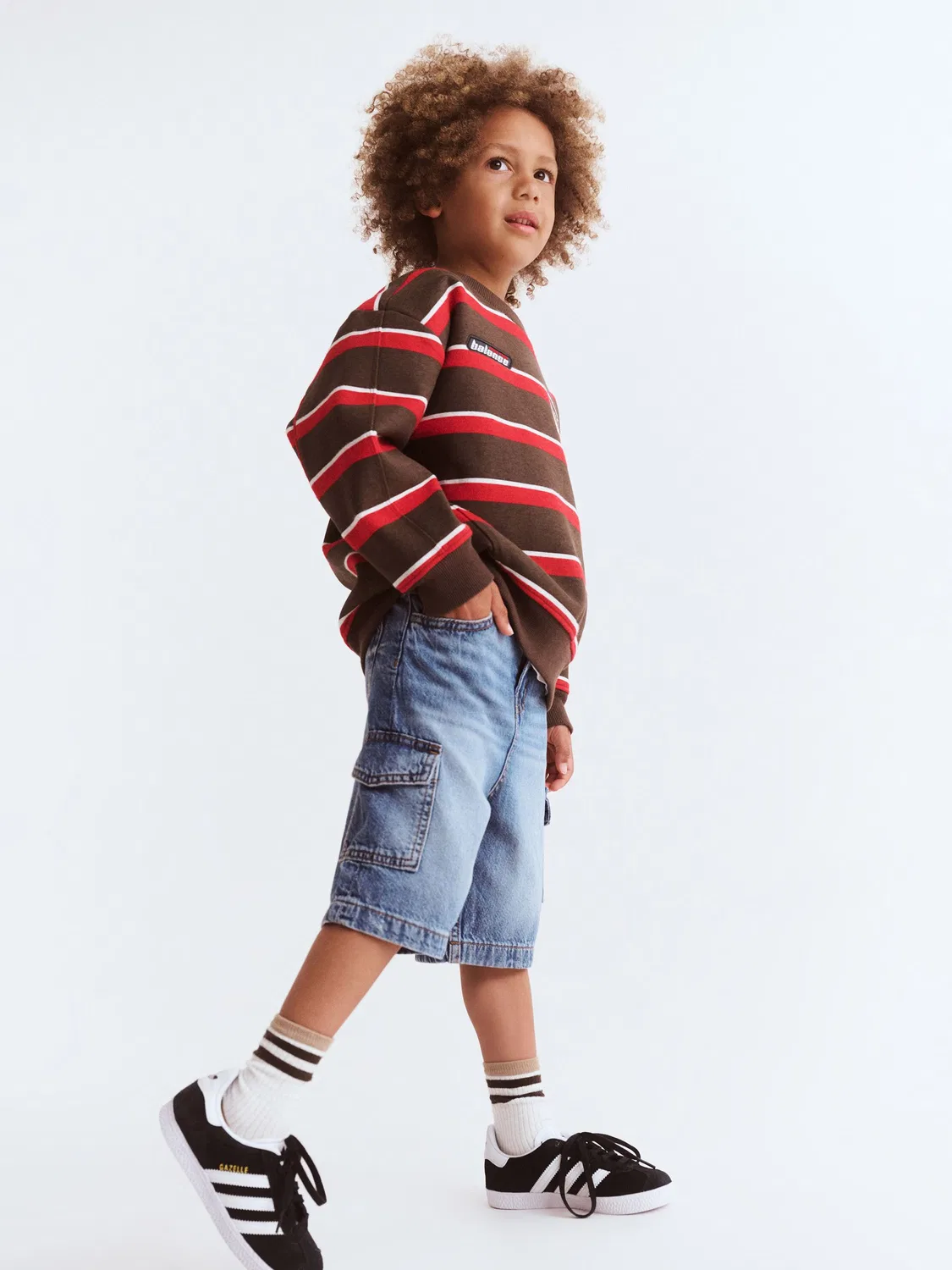Шорты джинсовые Super Baggy Cotton On, Mid Blue — фото 2