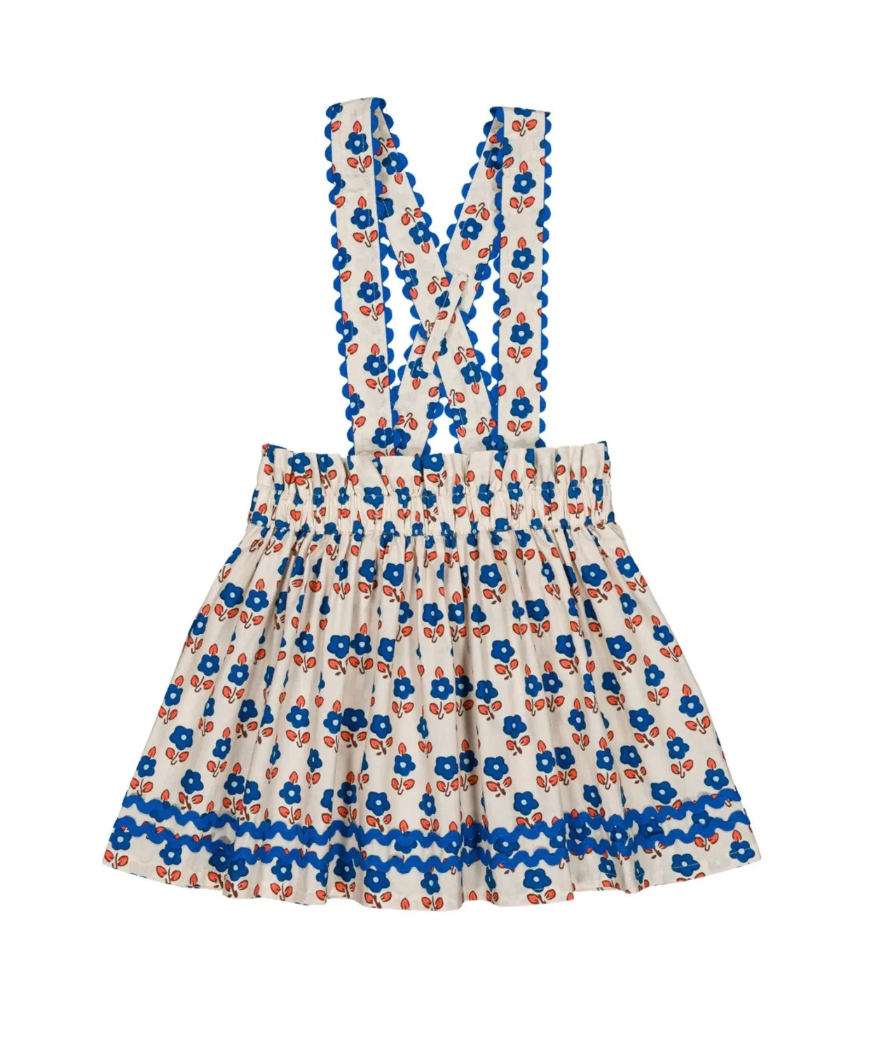 Детское платье с цветочным принтом Idra skirt Sablet Blue hello Simone, Blue