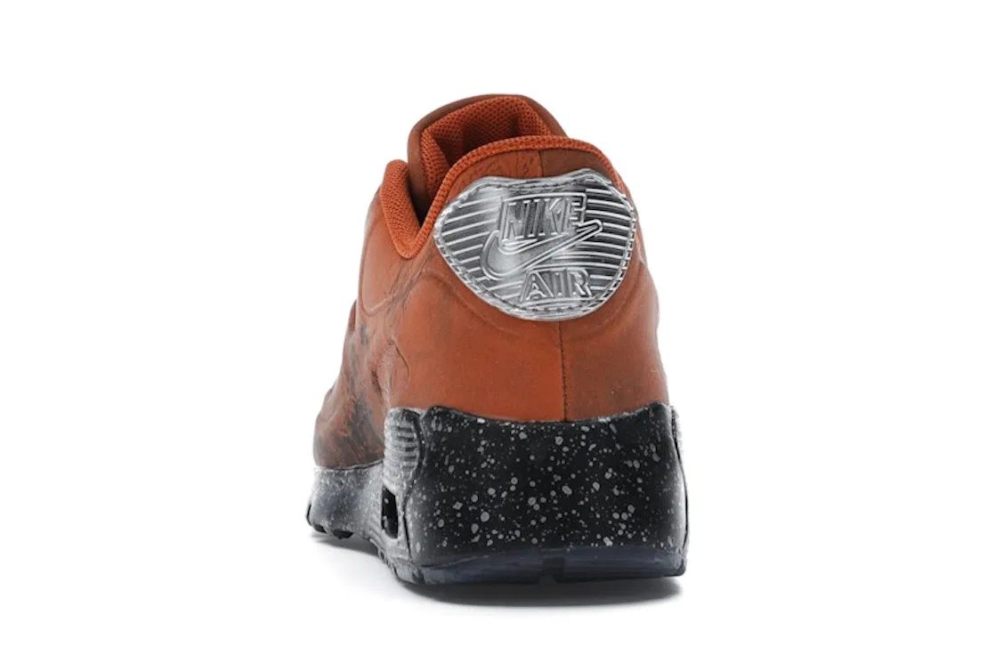 Детские кроссовки Lifestyle с принтом Nike Air Max 90 Nike, Mars Stone Magma Orange — фото 4