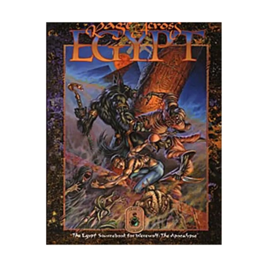 

Rage Across Egypt, Werewolf - The Apocalypse - Rage Books, мягкая обложка