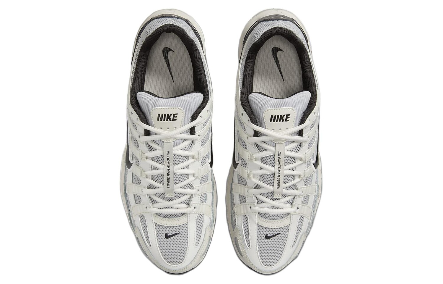 Кроссовки Nike P-6000 Unisex Sneakers, серебряный/черный — фото 4