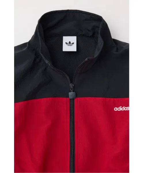 Куртка Santiago Woven Tracktop из нейлона Adidas Originals айвори — фото 4