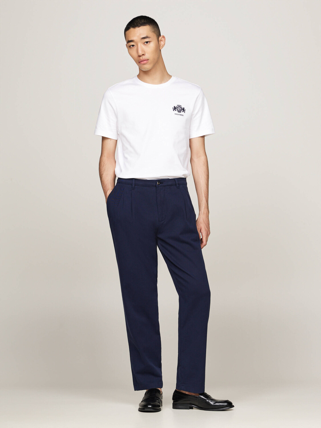Футболка Tommy Hilfiger EMBRO Regular Fit, белый — фото 2