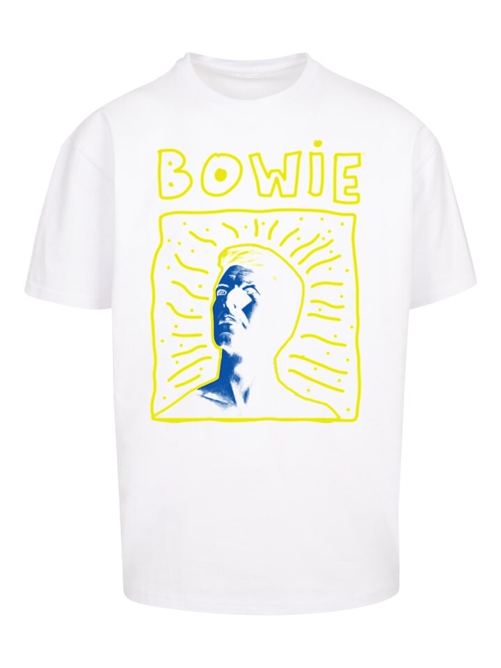 

Футболка F4NT4STIC David Bowie Rock Music Band 90s Frame, белый