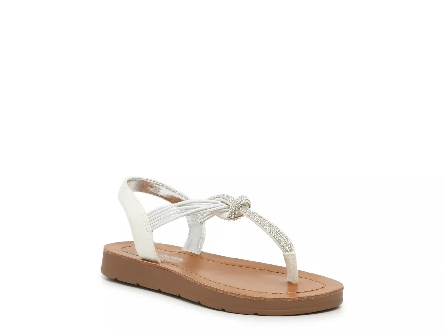 

Сандалии Feels - детские Steve Madden, Silver Metallic