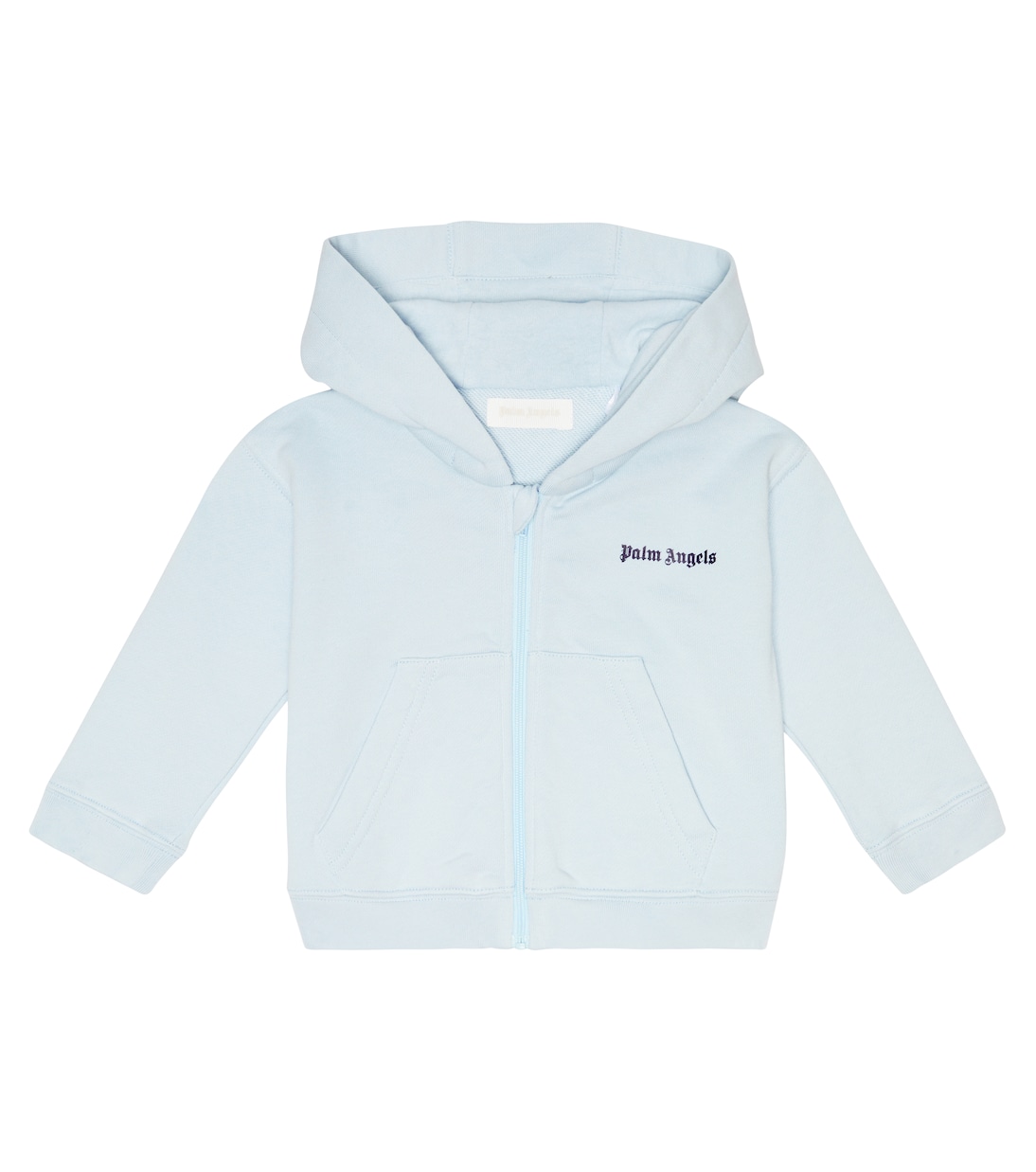 

Детская хлопковая толстовка с логотипом Palm Angels Kids, Baby Blue Orange