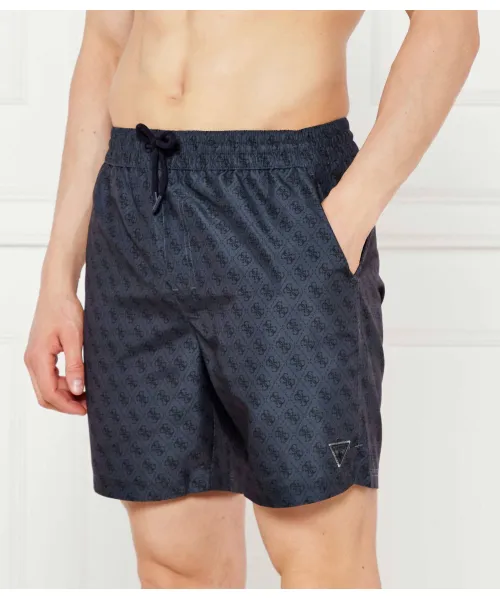 

Пляжные шорты Regular fit Guess Underwear, синий