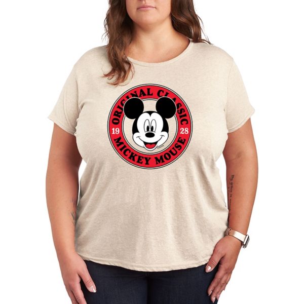 

Футболка с Микки Маусом и оригинальной классической графикой Disney, бежевый