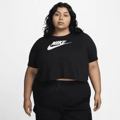 

Футболка Nike Sportswear Essential, черный/белый