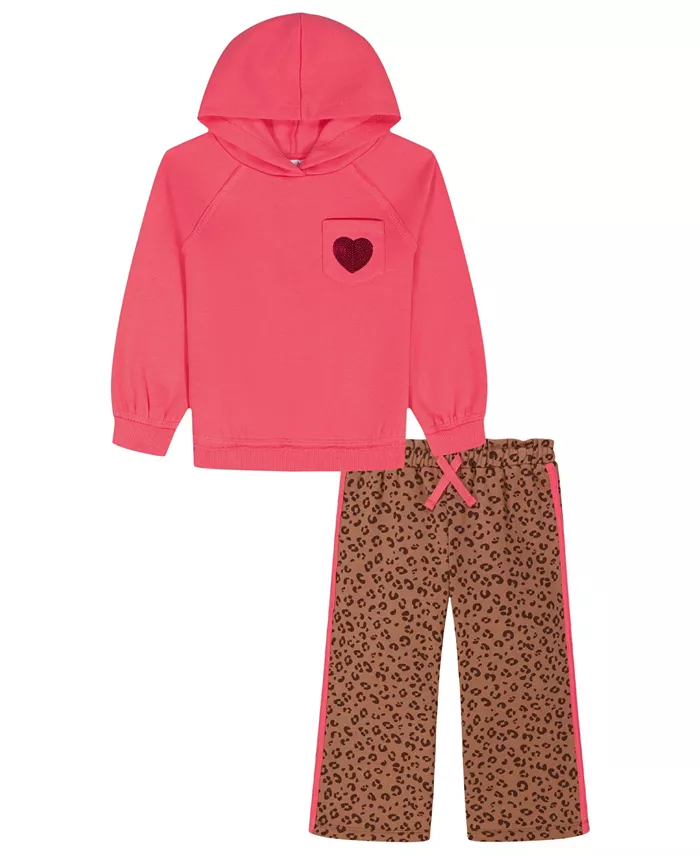 

Детский комплект для девочек 2T-6X: худи и штаны 2 предмета Kids Headquarters, мультиколор