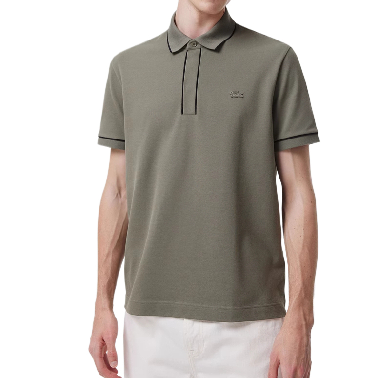 LACOSTE SS24 Polo Shirt Men's Army Green — фото 4