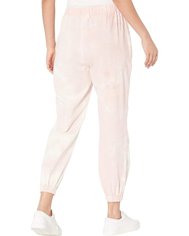 

Брюки Blank NYC Tie-Dye Drawstring Joggers, цвет Rosewater
