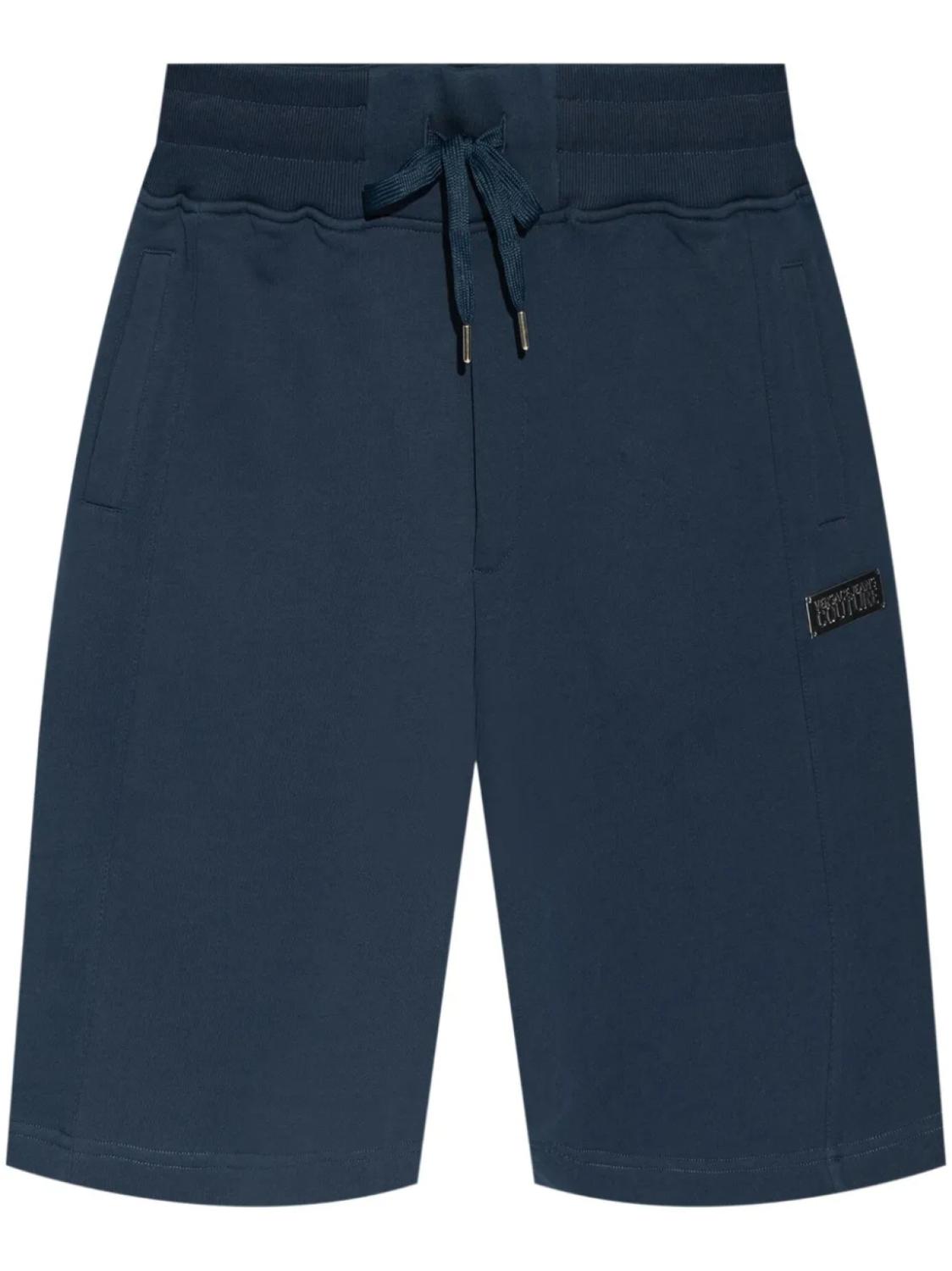 

Спортивные шорты с логотипом Versace Jeans Couture, синий