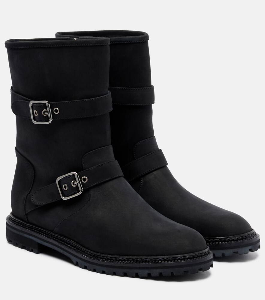 Кожаные мотоциклетные ботинки sulaltrosa Manolo Blahnik, Blck 0015