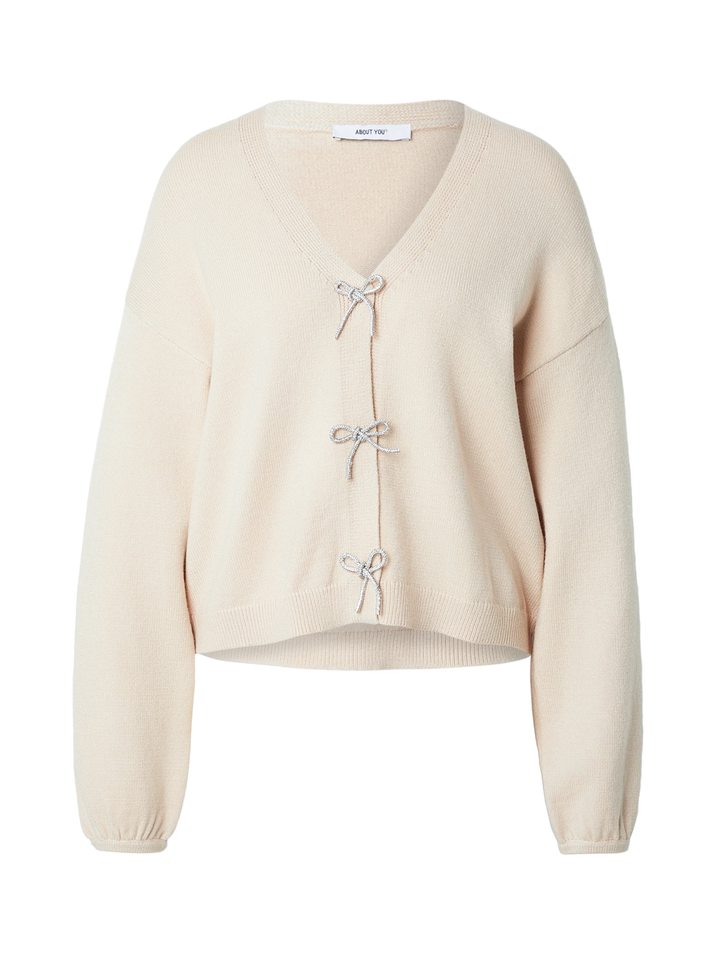 

ABOUT YOU Кардиган 'Rosanna' в светло-бежевом цвете