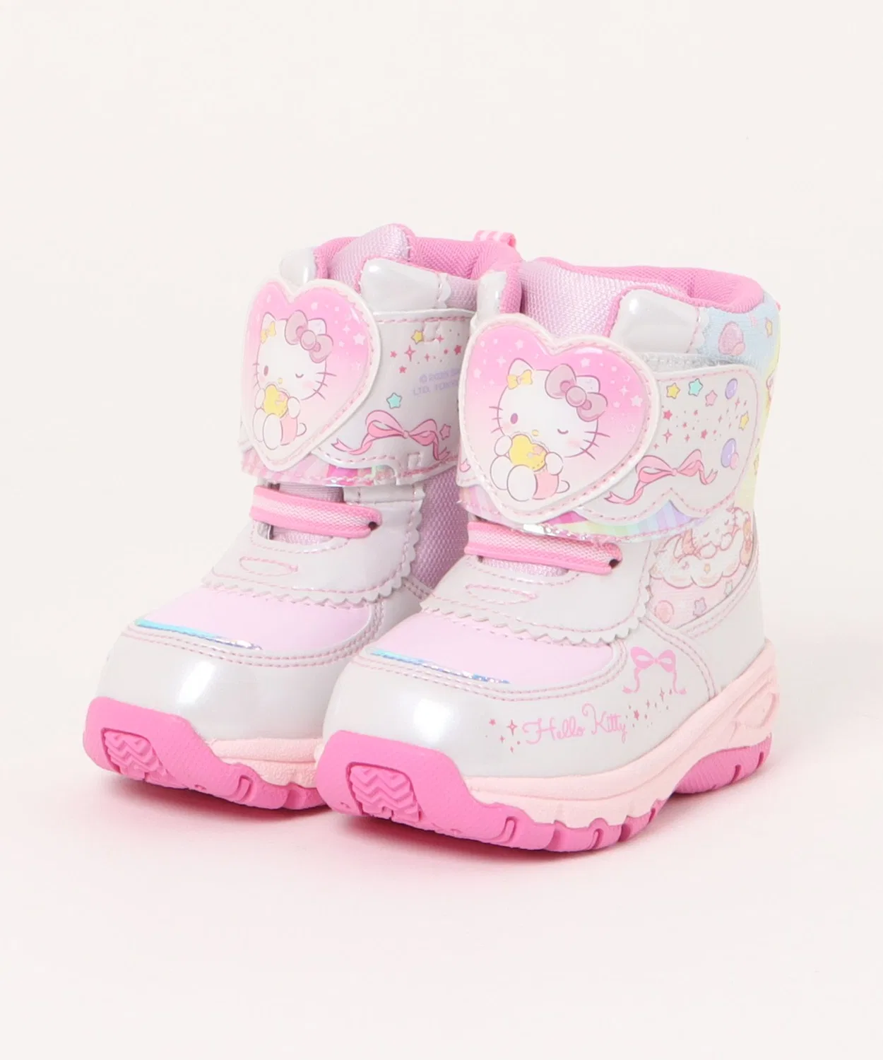 Детские ботинки Sanrio с принтом Hello Kitty MoonStar SA WC039E белые