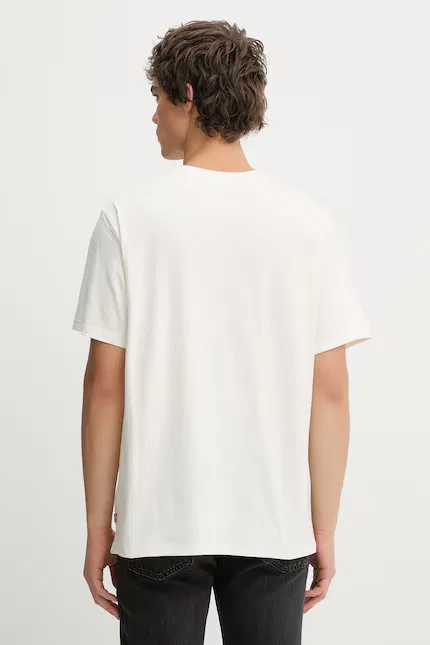 Футболка хлопковая Relaxed Fit Levi's, бежевый — фото 3